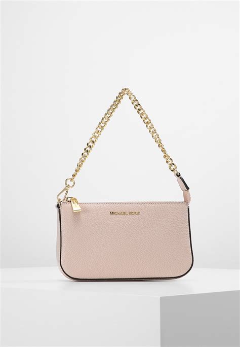 michael kors pink chain bag|Michael Kors pouchette crossbody.